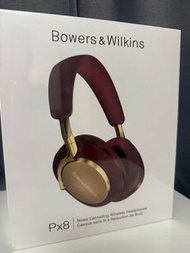 Bowers & Wilkins PX8 頭戴式無線降噪耳機 酒紅色