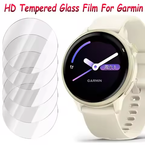 HD Tempered Glass For Garmin Fenix 8-7 Tactix 8 Quatix 8 Anti-scratch Protector Glass Forerunner 970