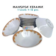 Mangkok Keramik Lusinan 12 Termurah / Mangkok Kramik Aesthetic Besar