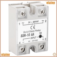 ELAINE Solid State Relay AC-AC, Output 24-480V AC Input 90-250V AC Solid State Relay, Relay Switch S