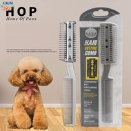 CAUSI Pet Razor Comb, Durable Cleaning Brush Dogs Razor Comb, Replacement Universal Safe Pet Hair Cu