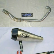 M4 titan Stainless Steel Exhaust Free DB Killer Fullsystem