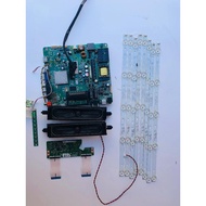 43PFT5250S/98 PHILIPS 43"TV, MAIN BOARD, T-CON, POWER BUTTON, SPEAKER AND BACKLIGHT