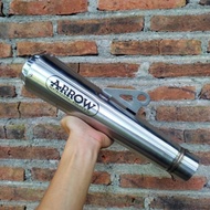 Exhaust muffler arrow for universal motorcycle