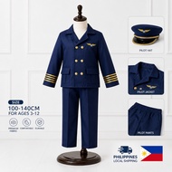 Pilot Captain Costume For Kids Aircraft Commander kids Career Airplane pilot Flight captain Costume