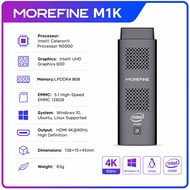 MOREFINE M1K Mini PC Stick Intel Celeron N5000 8GB LPDDR4 128GB eMMC HDMI 4K@60Hz Windows 10 Linux