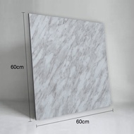 【100 แผ่น】กระเบื้องยางปูพื้นลายหินอ่อน กระเบื้องยาง 60×60cm นำเป่ยเจียวมาเอง สติกเกอร์ปูพื้น กันความ