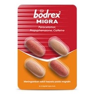 Bodrex Migra Migraine strip 4 Headache Medicine tablet