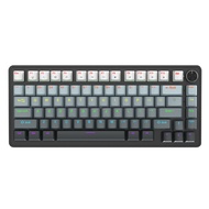 K82 APAYADO คีย์บอร์ดแบบกลไก75% ตัว Keyboard Gaming RGB แบบถอดเปลี่ยนได้พร้อมลูกบิดสายเคเบิลแบบถอดได