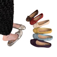 mary jane shoes mary jane heels French Bow Ballet Flats - Round Toe Mary Jane Style Ladies' Shoes