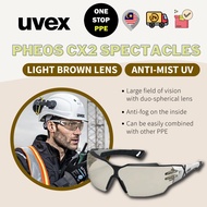 [OneStopPPE] UVEX 9198-064 Pheos CX2 Spectacles – 1pc