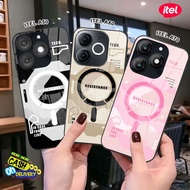 Softcase Glass For ITEL A50, A70 & A80 - Case Handphone ITEL A50, A70 & A80 [T127].