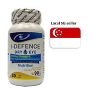 I-Defence Dry Eye Nutrition, Omega-3 + Vitamin E, 90 softgels, Expiry 08/2026