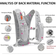 Hydration Backpack for Running Cycling | Beg Air Bersepadu Larian Berbasikal, Beg Sandang Bernafas