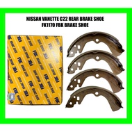 ORIGINAL FBK BRAKE SHOE NISSAN VANETTE C22 REAR BRAKE SHOE (FK1170)
