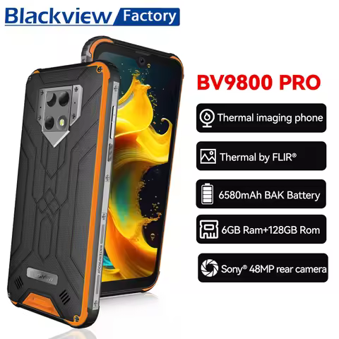 Blackview BV9800 Pro Rugged Smartphone 6.3‘’ HD Cell Phone 6580mAh Battery Telephone Portable 6GB +1