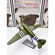 Pandon Hobby PD1M 1/100 World War II US Army 101 Airborne Master C47 Transport Fighter Aircraft Mode