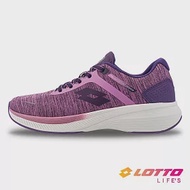 【LOTTO 義大利】 女 輕步 防潑水輕量跑鞋 23cm 粉紫