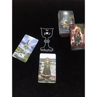 Tarot card spread, tarot card mat "The Cup" Lilida tarot (free stone and tarot card bag)