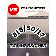 *215/50/17* [Maxxis] [Harga 2biji] SECOND TAYAR /TAYAR TERPAKAI
