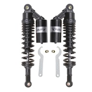 320mm 340mm Motorcycle Air Shock Absorber Scooter Rear Suspension Universal Motorbike Falling Protec
