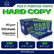 Hard Copy Multi-Purpose Bond Paper 80gsm 500sheets (Letter, A4, Legal)