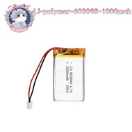 3.7V Lipo Cells 603048 1000Mah Rechargeable Battery 2.0Mm 2Pin Plug For Mp3 Mp4 GPS Bluetooth