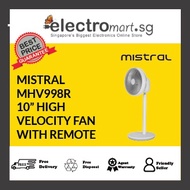 MISTRAL MHV998R 10” HIGH  VELOCITY FAN WITH REMOTE