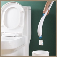 MXFASHION Toilet Brush Set, Disposable Heads Water Soluble Toilet Cleaning Brush, Portable Plastic 1