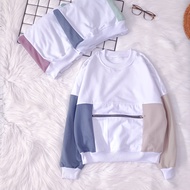 Super Candy Pocket Zipper Combination Sweater - Latest Women's Pocket Sweatshirt Sweatshirt Women Sw