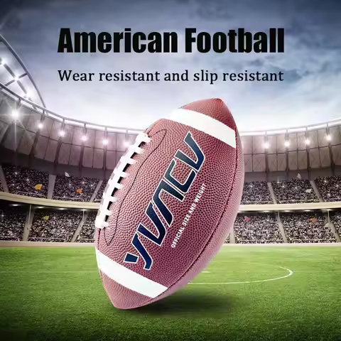 American Football Brown White Striped Football Match Ball Training Ball Adult 9 # Ball Youth 6 # Bal