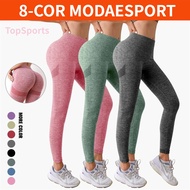 TopSports Women's Summer Sports Leggings Gym Trousers Hip Lift High Waist