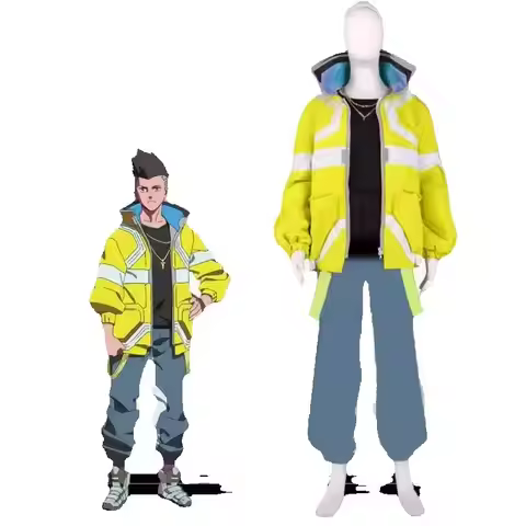 Game Anime David Martinez luce Punk Cosplay Costume Jacket Party Halloween Cosplay Costume 20 And 77