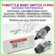 PERODUA THROTTLE BODY SWITCH SENSOR IDLE VALVE MYVI KELISA KENARI KANCIL MYVI LAGI BEST ALZA 89690-B