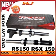 HONDA  RS150  CNC LAY FORK SET CNC FORK SUSPENSION