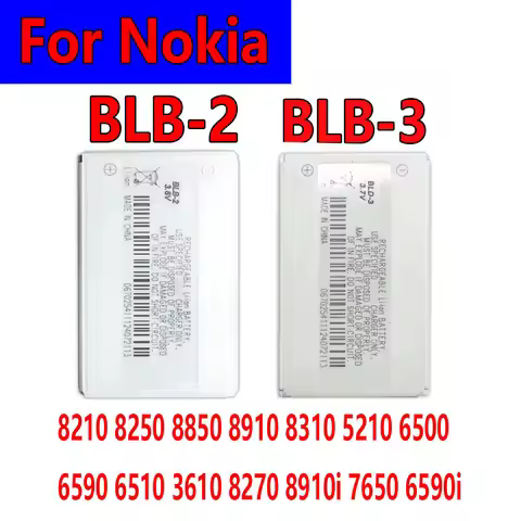 BLB2 BLB-3 battery for Nokia 8210 8250 8850 8910 8310 5210 6500 6590 6510 3610 8270 8910i 7650 6590i