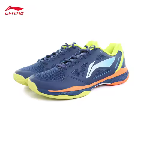 LI-NING HALBERD STRIKE Unisex Badminton Training Shoes Breathable Sports Shoes Comfortable Sneakers 
