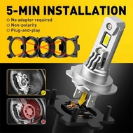 AUXITO Motorcycle Headlight Bulb LED H7 Q16 100W 20000Lm Head