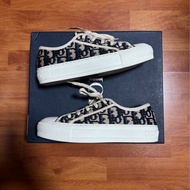 Dior迪奧厚底板鞋walk'dior正品刺繡滿印休閒板鞋 35.5碼