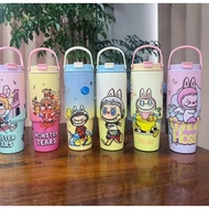 PLASTIC PUMPKIN MOTIF TUMBLER 304 STAINLESS STEEL TUMBLER/890 ML