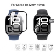 Soft Film Full Coverage Protective film 3D PMMA Screen Protector for iWatch Series 11 10 42mm 46mm