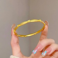 富桂好寓意S925纯银黄金色富贵桂花手镯女小众高级感设计轻奢Rich Gui Good Meaning S925 Sterling Silver Gold Rich20251013