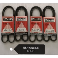 Fan Belt (100% BANDO) for Mitsubishi Pajero 4D56 Turbo (4PK1120 & A40 & 9.5X1075 X 2 PCS)
