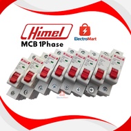 MCB Himel 1 Phase 2A/4A/6A/10A/16A/20A/25A/32A/50A - Himel MCB 1 Pole 4.5kA - Himel MCB - MCB HIMEL-
