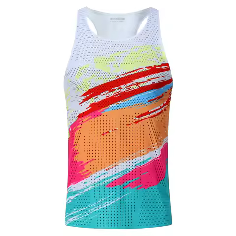 Men Athletics Tank Top Urltra-Light Running Vest Speed Sport Fitness Shirts Guys Sleeveless Clothing