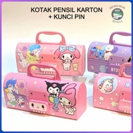 BOS Cardboard Pencil Case + Pin Lock/ Pencil Case Pencil Case Locker
