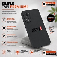 INFINIX HOT 70 INFINIX HOT 60 PRO INFINIX HOT 60 PRO PLUS CASE MACARON BLACK SQ CASE BLACK INFINIX H
