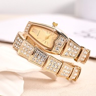 New Fashionable Temperament Snake-Shaped Watch Unique Exquisite Full Diamond Watch Snake Shadow Watc