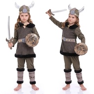 Kids Medieval Pirate Viking Cosplay Fantasy Costume Disguise For Boys Girls Children Clothing Coat P