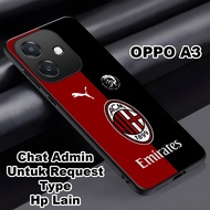 Glossy glitter Softcase for type OPPO A3 5G football motifhp Oppo A3 5G case can also be used for al
